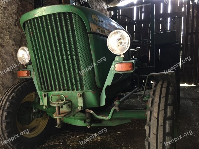 Tractor John Deere Lanz Agriculture Mow Harvest