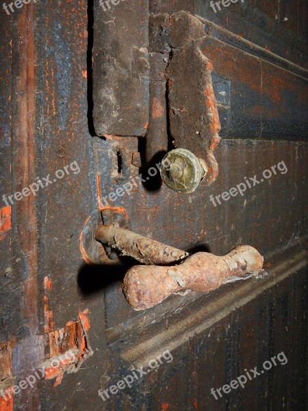 Handle Door Porticón Old Peeling