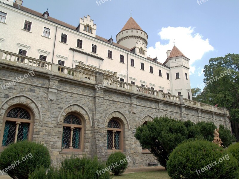 Konopiště Lock Architecture Building Czech Republic Monument