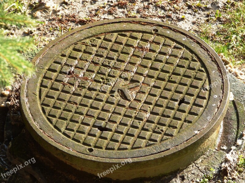 Channel Sewage Outflow Grate Sewerage