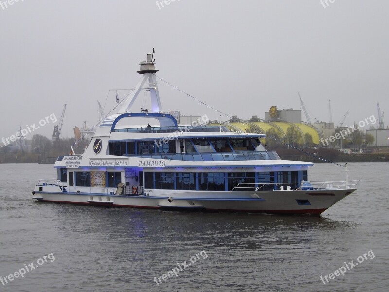 Harbour Cruise Elbe Passenger Ship Free Photos