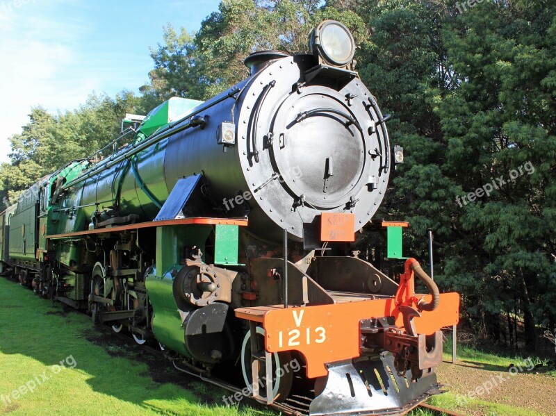 Steam Locomotive Locomotive Old Museum Nostalgic