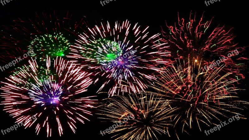 Fireworks New Year's Eve Annual Financial Statements Turn Of The Year Pyrotechnics