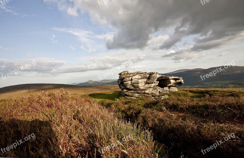 Glencullen Mountain Cloch Na Gcon Dublin Ireland Nature Ireland