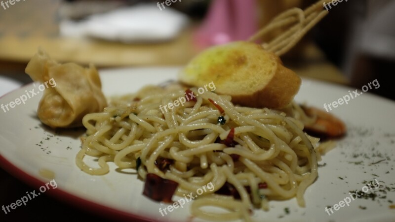 Food Spaghetti Pasta Italian Dinner