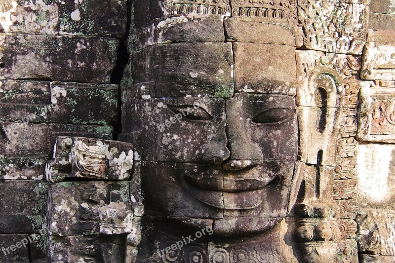 Bayon Temple Temple Travel Antique Old