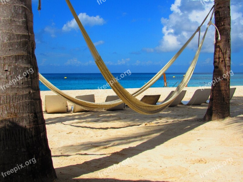 Tropics Hammocks Beach Ocean Seaside