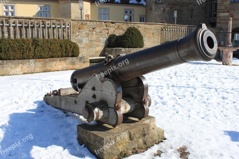 Gun Schloss Waldeck Edersee Barrel Of A Gun Waldeck