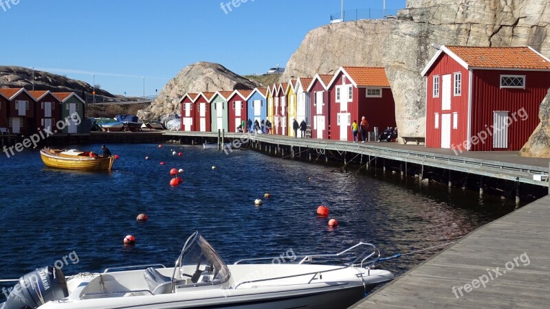 Sweden Smögen Harbour Harbor Fishing