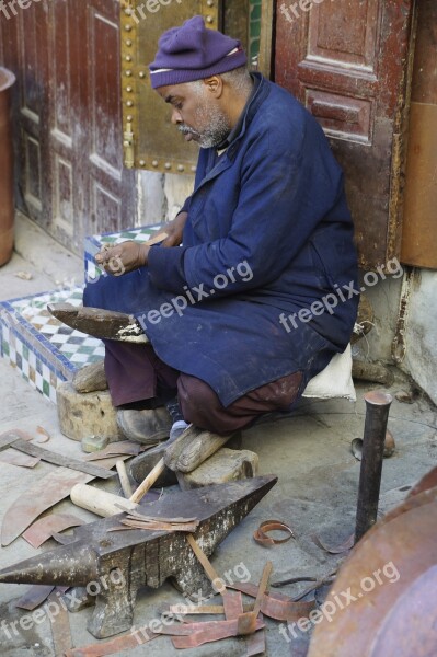 Man Morocco Working Travel Free Photos