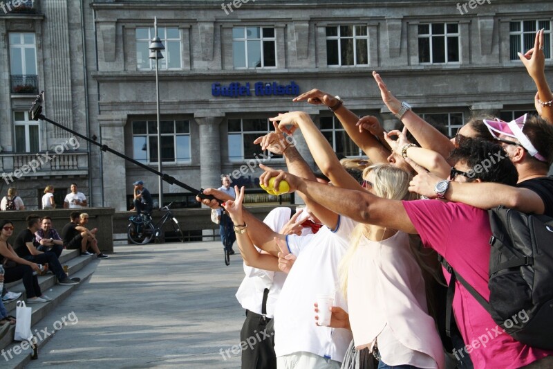 Selfie Human More Cologne Dom