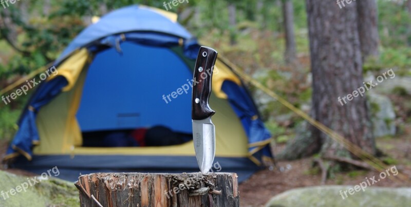 Sweden Camp Forest Tent Knife