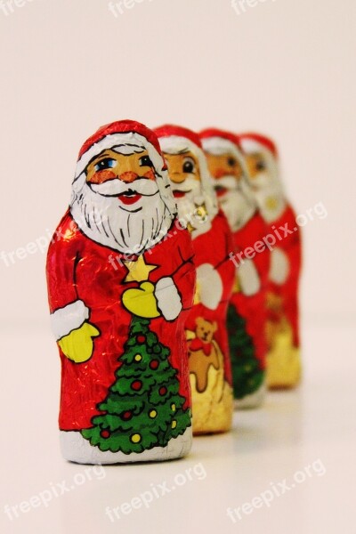 Santa Clauses Chocolate Nicholas Christmas Santa Claus