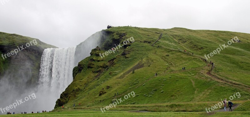 Iceland Icelandic Nature Outdoor Scenery