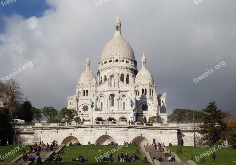 Sacré Cœur Montmarte Paris Architecture Church