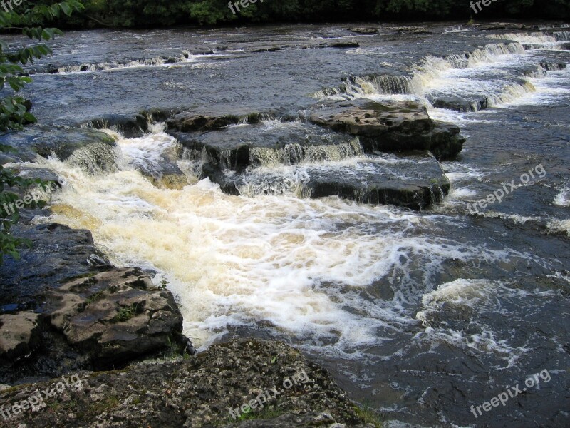 Yorkshire Dales Aysgarth Falls Rapids Free Photos