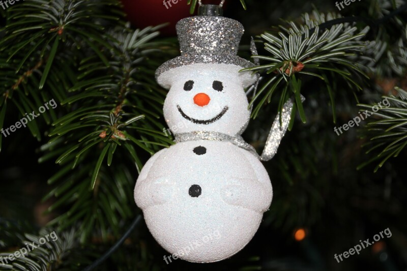 Snowman Christmas Decoration Christmas Advent Free Photos