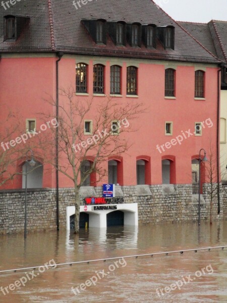 High Water Flood Flooded Promenade River