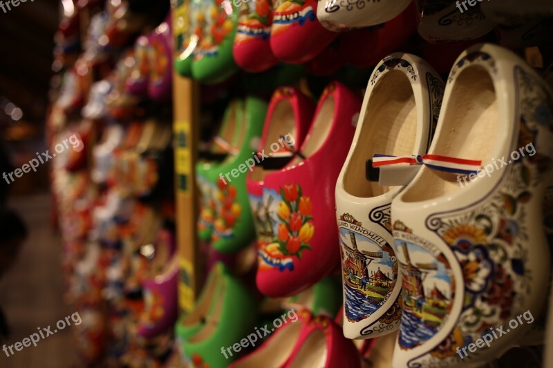 Wooden Shoes Netherlands Amsterdam Free Photos