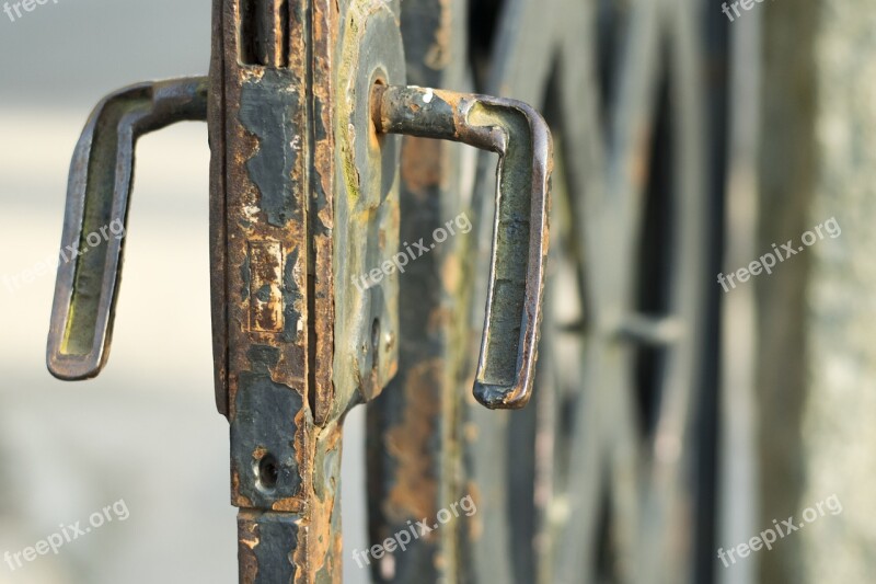 Grind Handle Rust Opening Free Photos