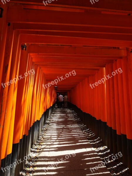 Fushimi Inari-taisha Shrine Senbon-torii Kyoto Tourism Free Photos