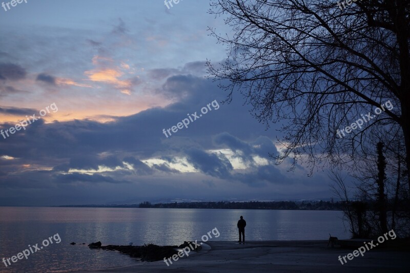 Lake Water Lake Geneva Switzerland Vaud