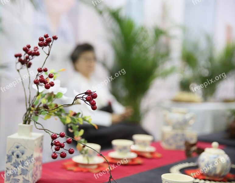 Decoration Korea Flower Arrangement Tea Free Photos