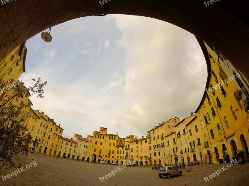 Tuscany Italy City Arch Architecture