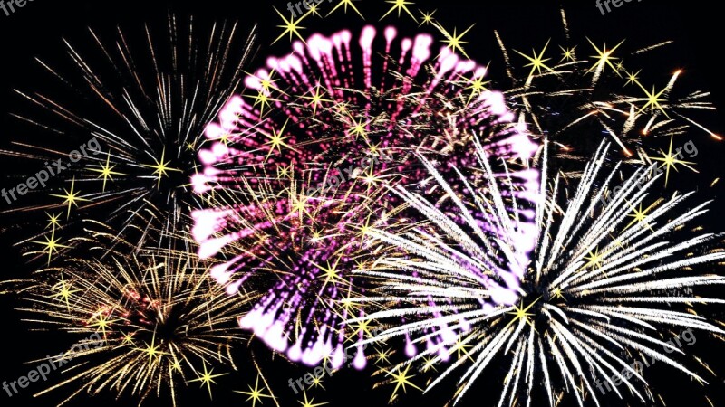 Fireworks New Year's Eve Annual Financial Statements Turn Of The Year Pyrotechnics