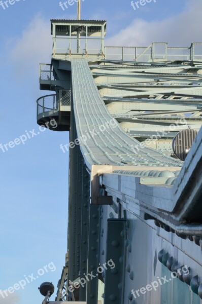 Dresden Blue Wonder Steel Bridge Architecture Bridge Blue Wonder