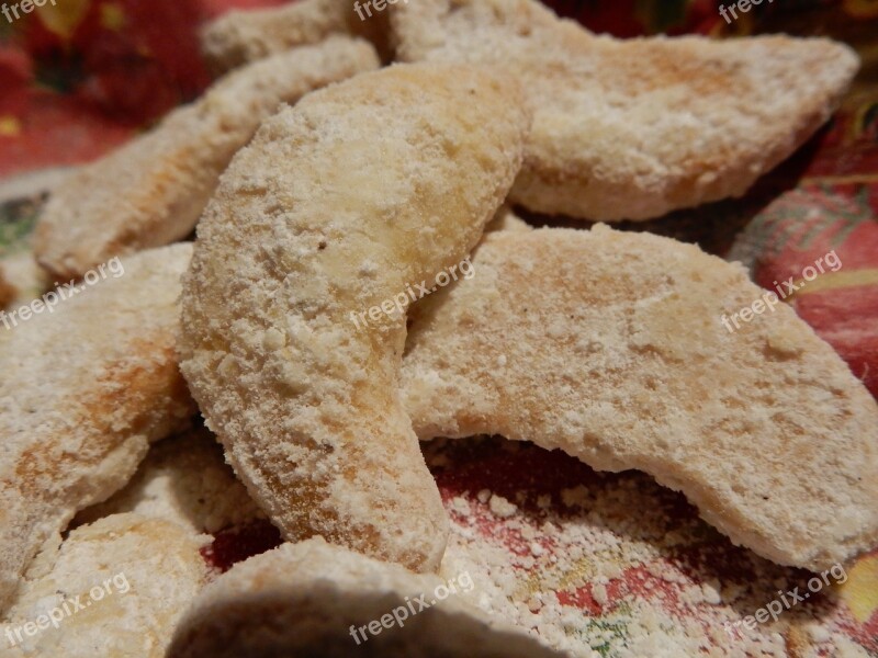 Christmas Cookies Vanillekipferl Cookie Small Cakes