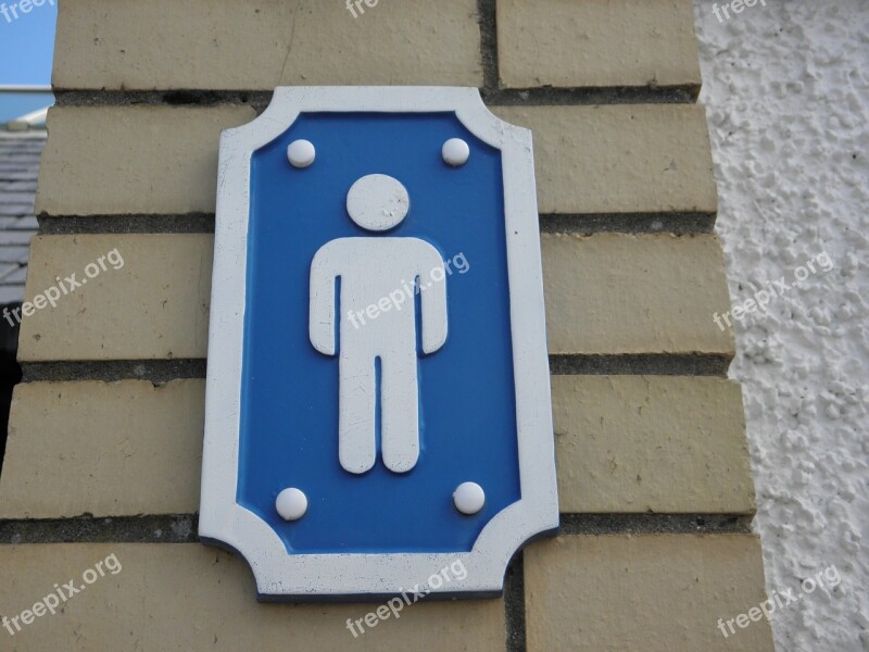 Toilets Men Bathroom Male Man