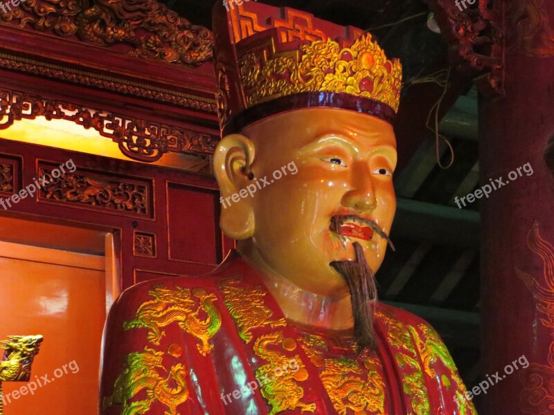 Viet Nam Temple Gods Religion Confucius