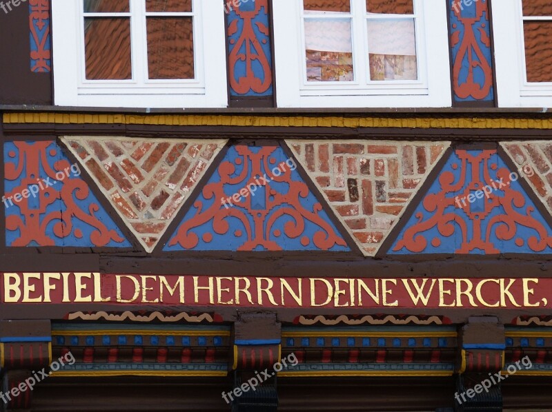 Celle Lower Saxony Historic Center Historically Facade