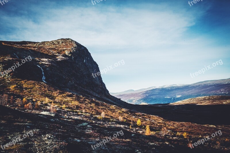 Mountain Norway Landscape National Park Hiking