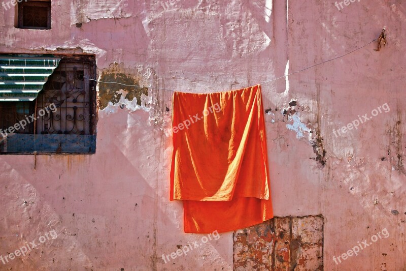 Clothes Wall Orange Style Holy