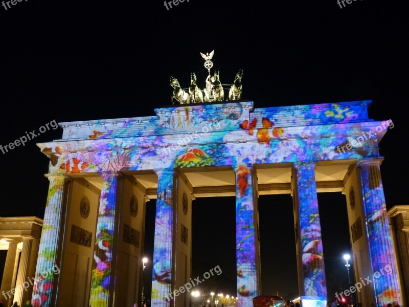 Berlin Goal Landmark Brandenburg Gate Building