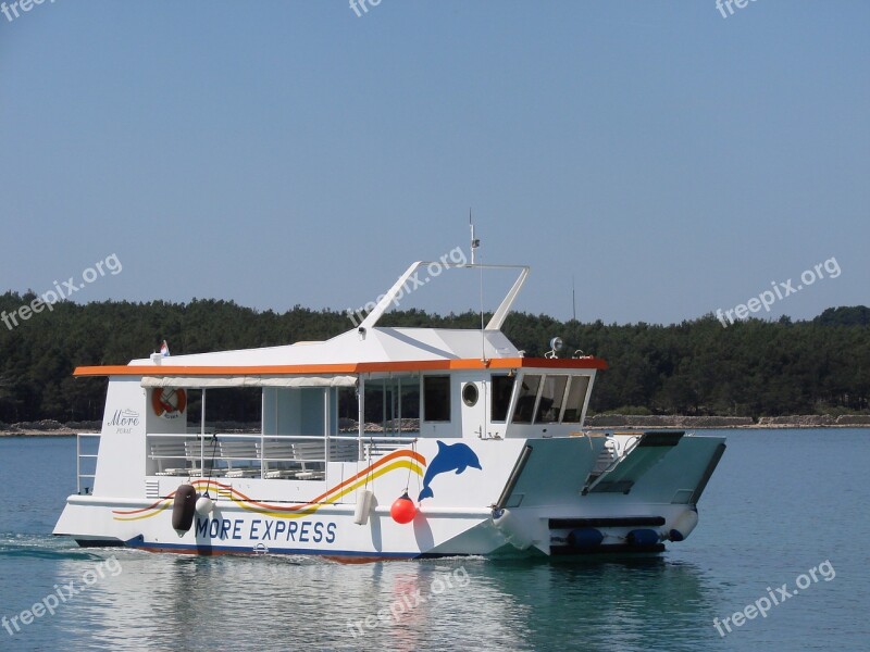 Ferry Sea Mediterranean Croatia Vacations