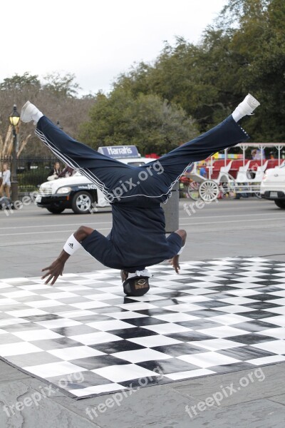 New Orleans Jackson Square Dancer Street Dancer French Quarter