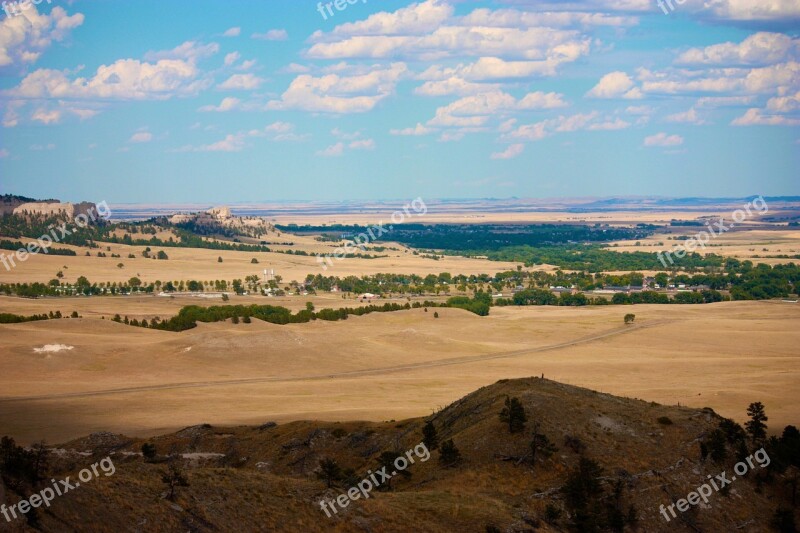 Landscape Fort Robinson Nebraska Free Photos