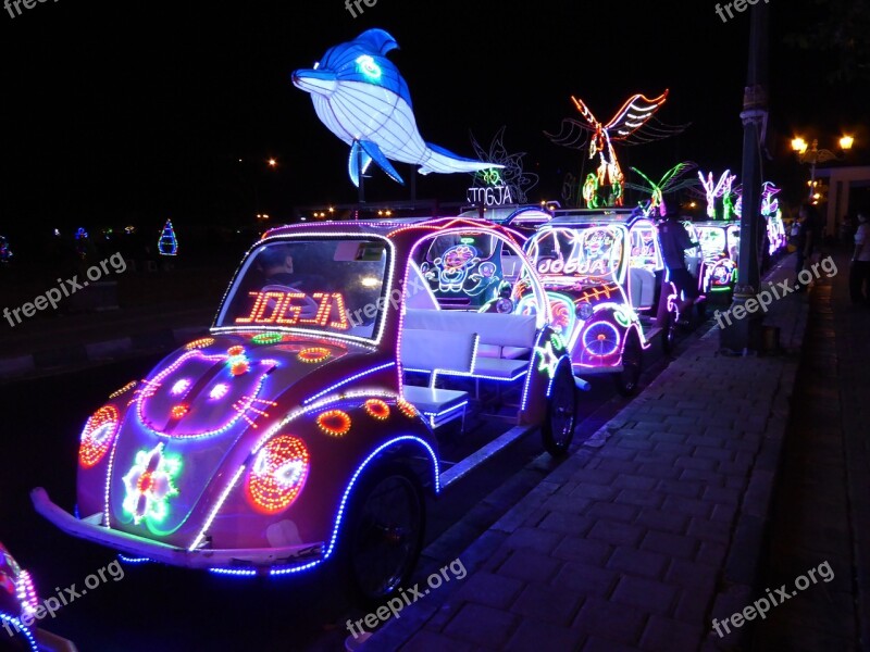 Yogyakarta Car Dolphin Indonesia Colorful