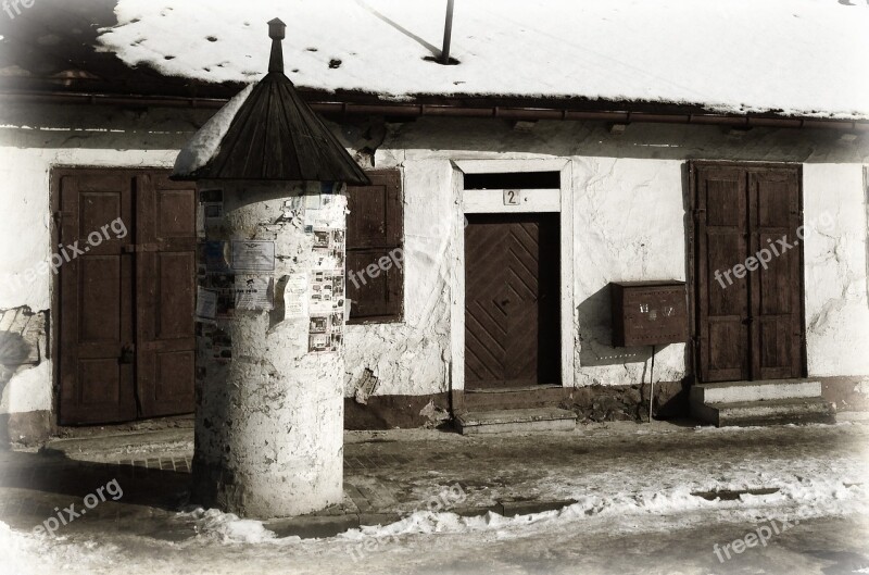 Old Building Building Architecture Style Wall Of The House