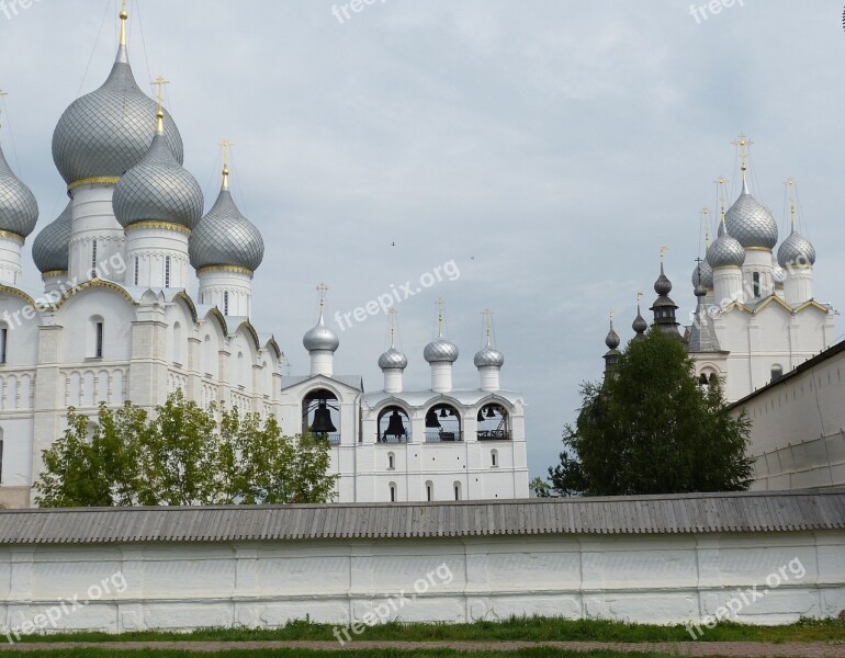 Russia Rostov Golden Ring Monastery Faith