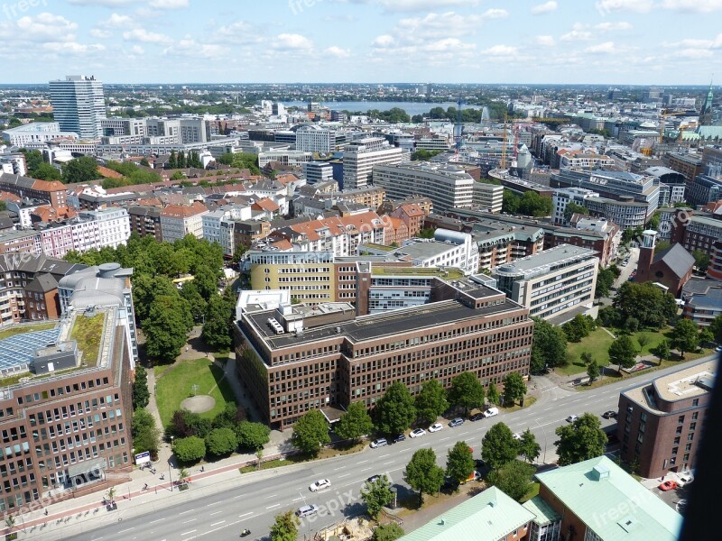 Hamburg Outlook View Building Hanseatic City