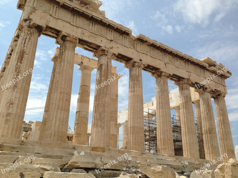 Parthenon Greece Acropolis Architecture Ancient