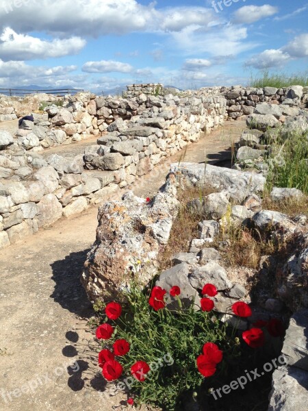 Ancient Greece Ruins Architecture Greek