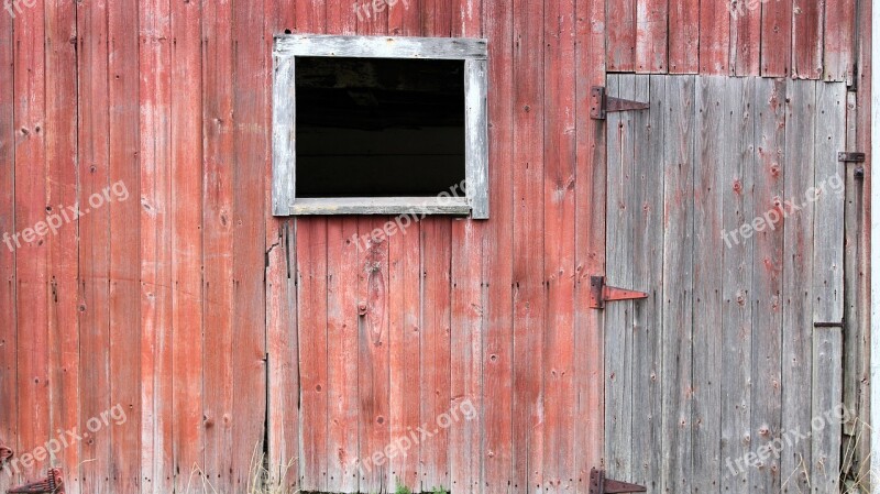 Door Window Barn Texture Wood