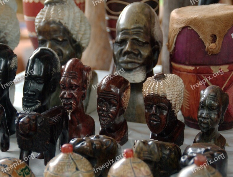 South Africa Market Figurines Statues Free Photos