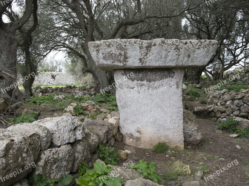 Prehistory Minorca Talaiot Ciutadella Free Photos