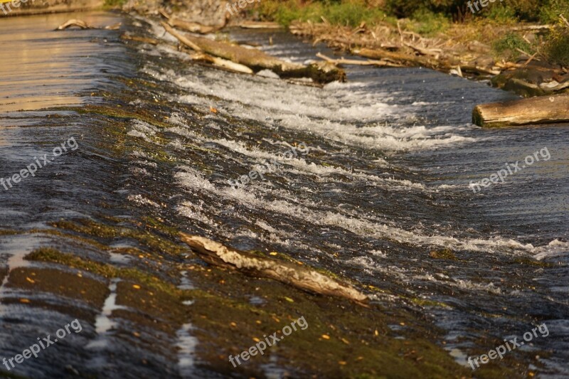 Watercourse Weir River Barrage Free Photos